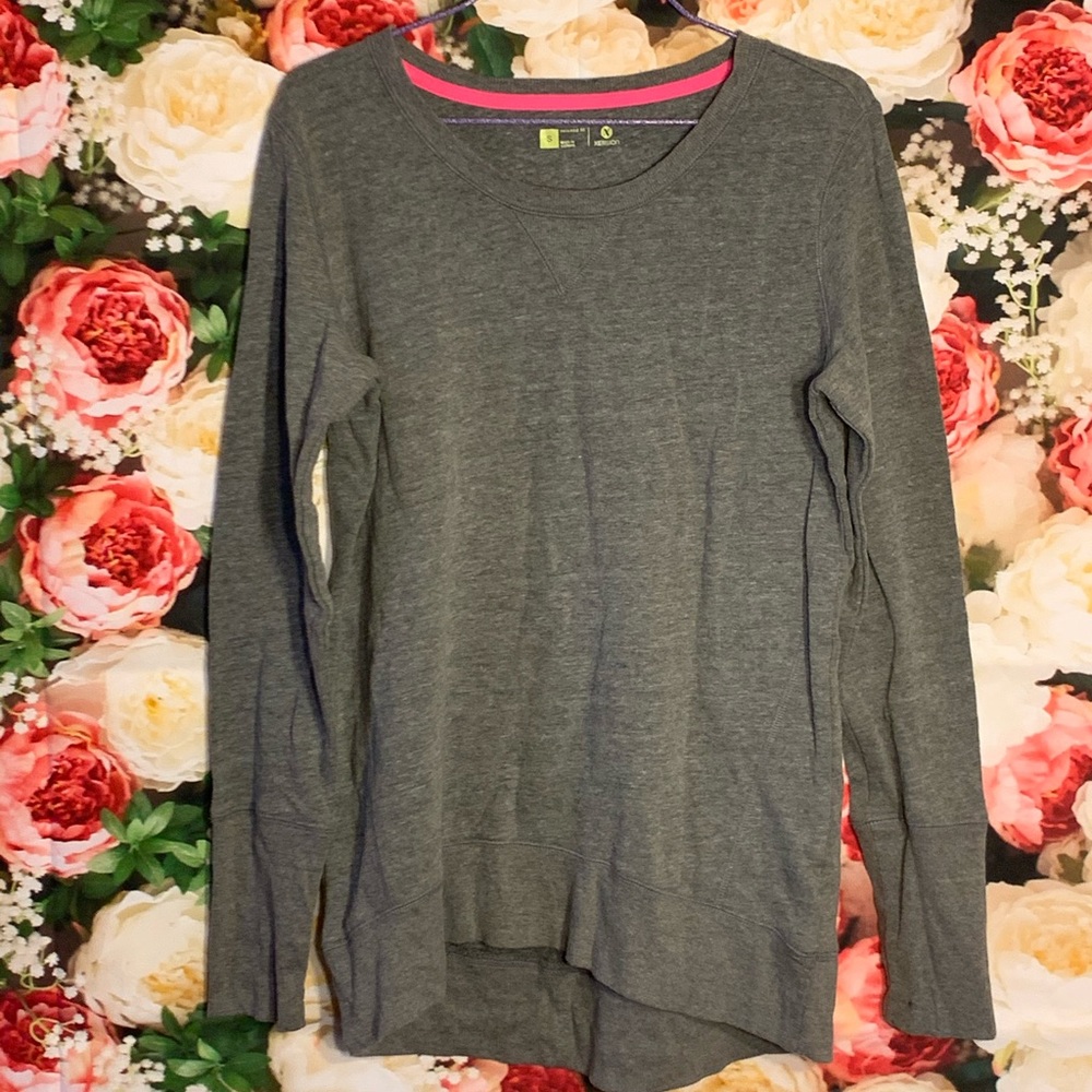 Xersion Grey High-Low Sweatshirt